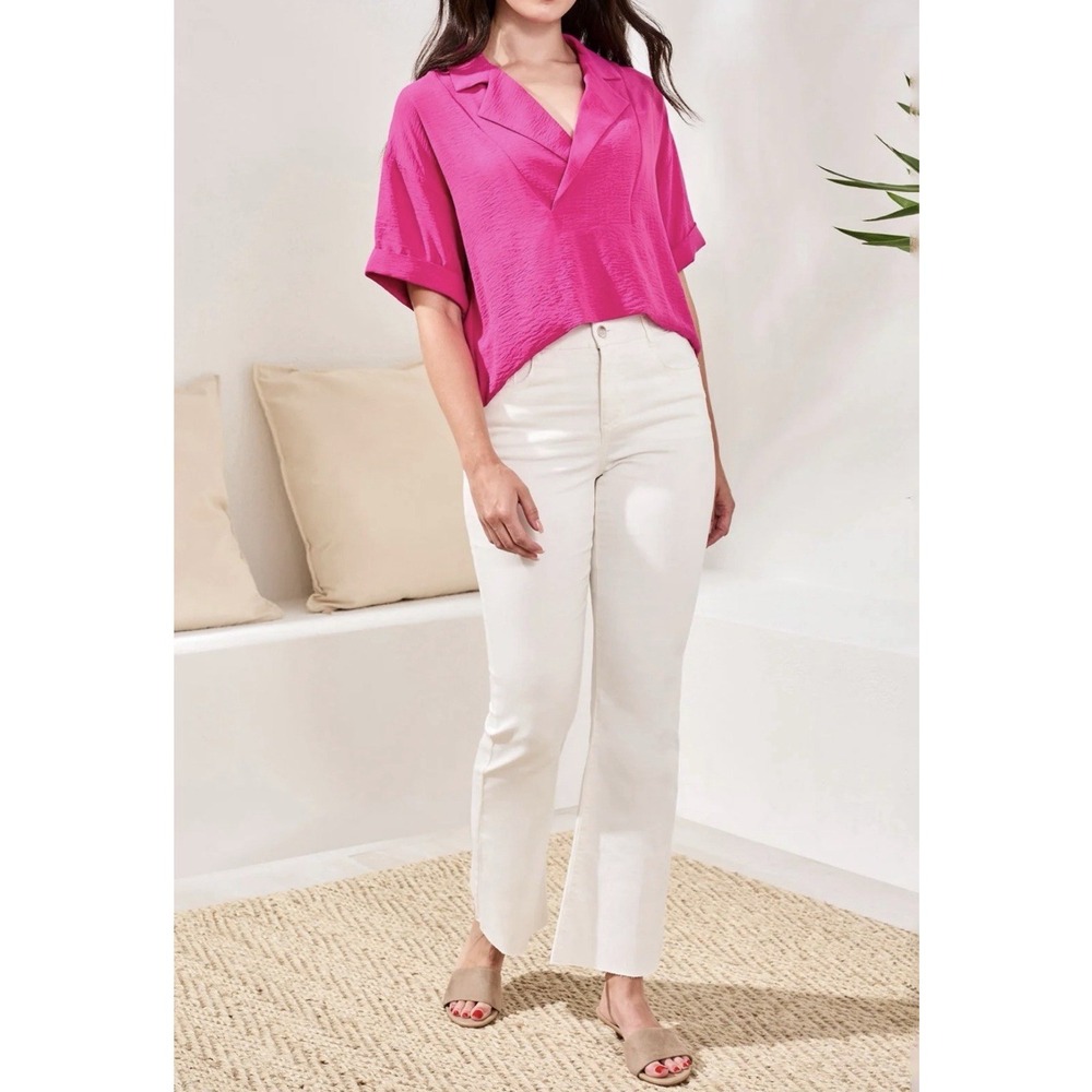NWT Tribal Jeans Audrey Hugging Flare Leg Stretch Denim Pants White XS 0/2 $112